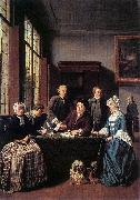 Jan Josef Horemans the Elder Marriage Contract oil on canvas